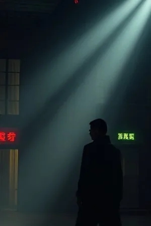 《海雾里的信号》封面，雾中灯塔与模糊的无线电天线